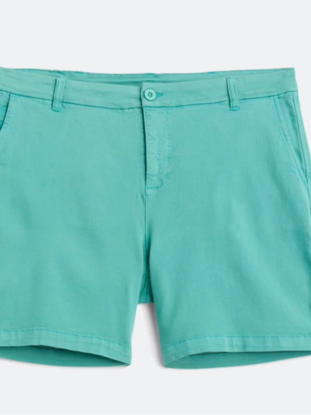 Women's Teal Chino Bermuda Shorts